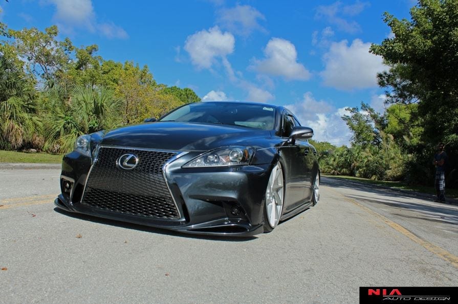 Lexus IS Base Model NIA Side Skirts 2006-13 in ABS - Image 13