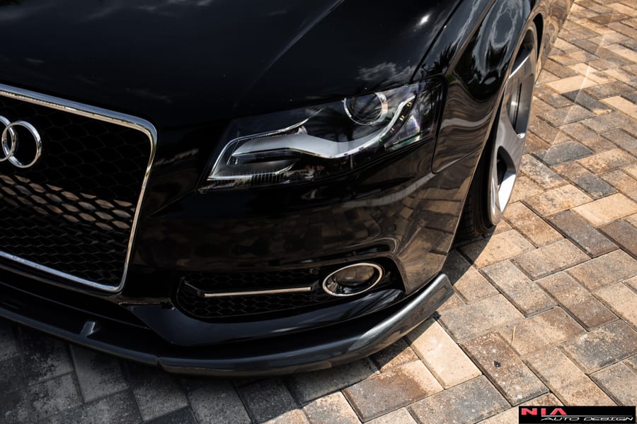 Audi A4 Full Lip Splitter Body Kit (Front, Sides, Rears) 2009-12 - Image 12