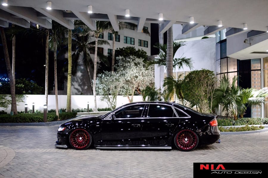Audi A4 Full Lip Splitter Body Kit (Front, Sides, Rears) 2009-12 - Image 14