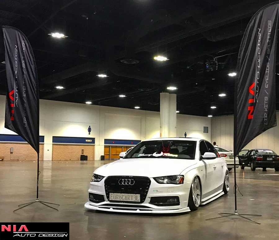 Audi A4 Full Lip Splitter Body Kit (Front, Sides, Rears) 2009-12 - Image 6