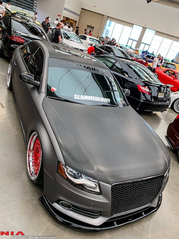 Audi A4 Full Lip Splitter Body Kit (Front, Sides, Rears) 2009-12 - Image 7