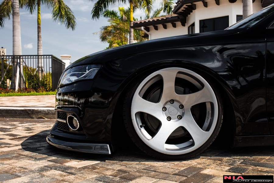 Audi A4 Full Lip Splitter Body Kit (Front, Sides, Rears) 2009-12 - Image 8