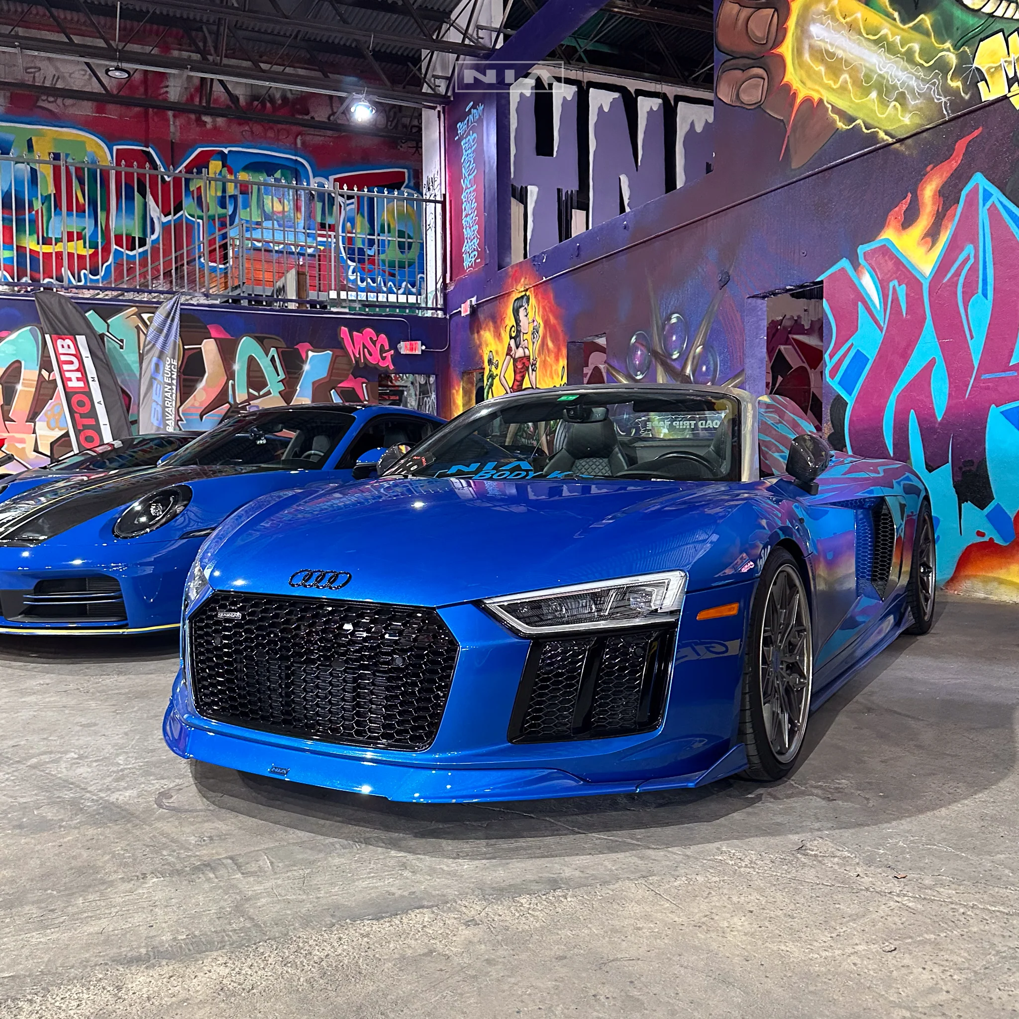 Audi R8 NIA Front Splitter Lip 2015-2019 in Carbon Fiber or ABS - Image 10