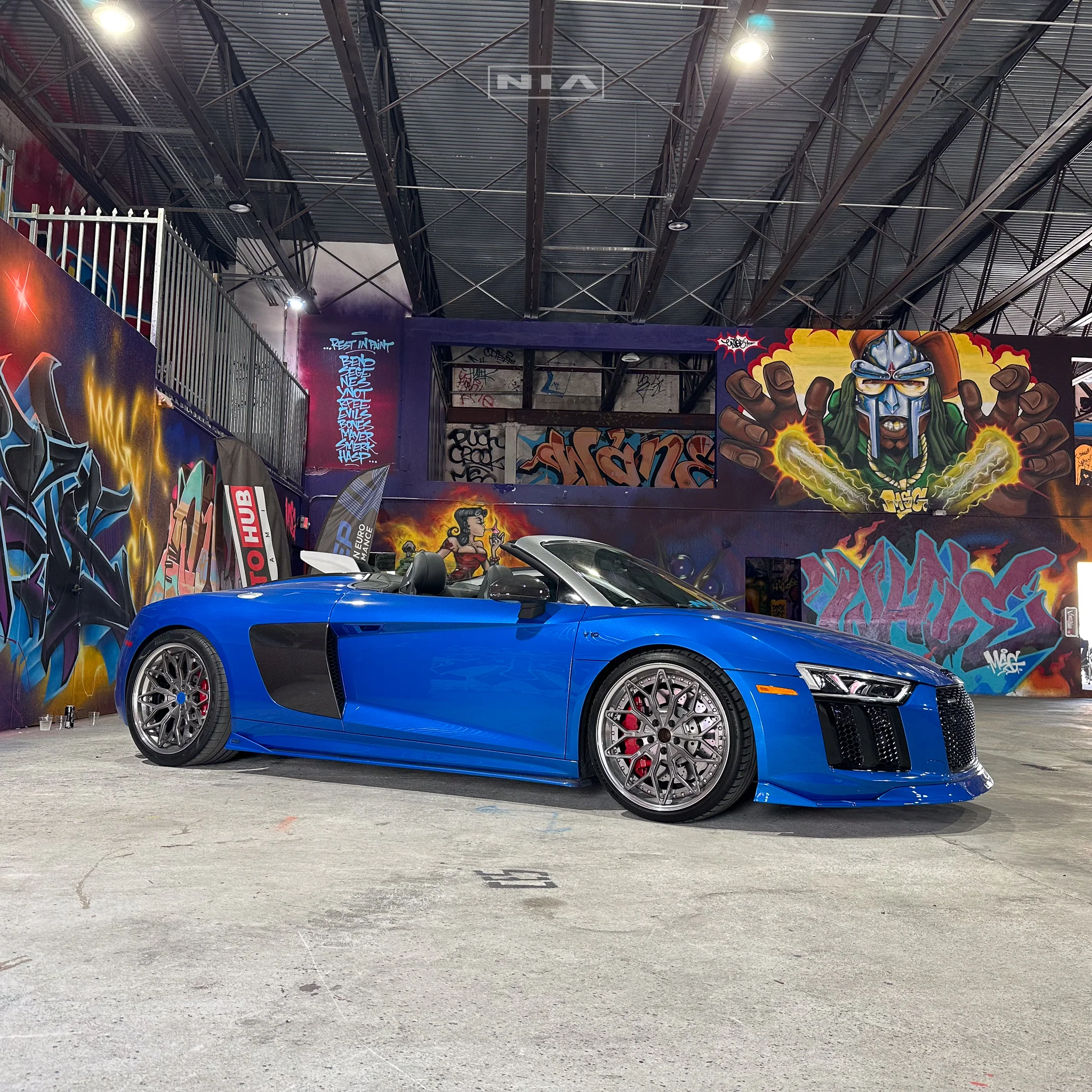 Audi R8 NIA Front Splitter Lip 2015-2019 in Carbon Fiber or ABS - Image 12