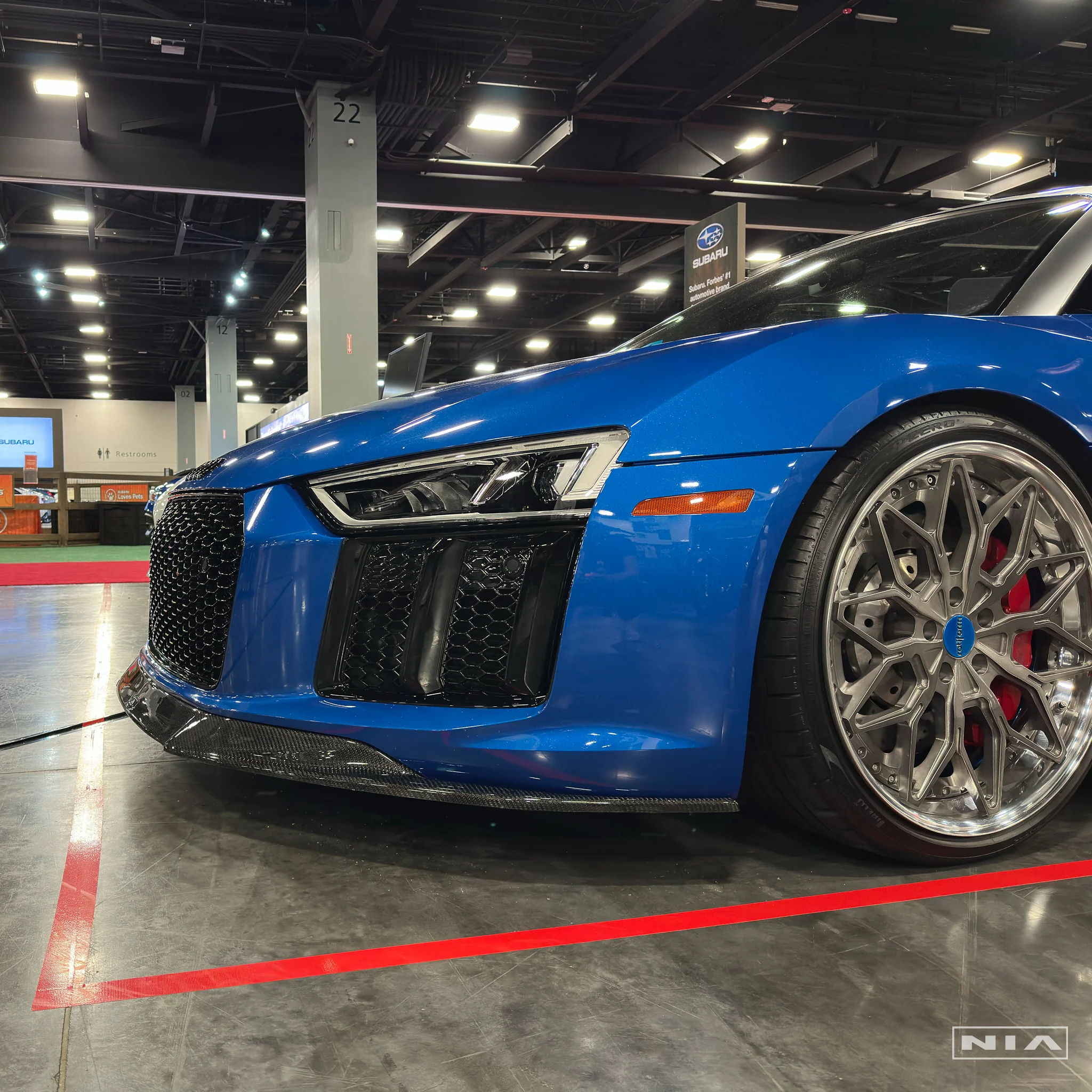 Audi R8 NIA Front Splitter Lip 2015-2019 in Carbon Fiber or ABS - Image 17