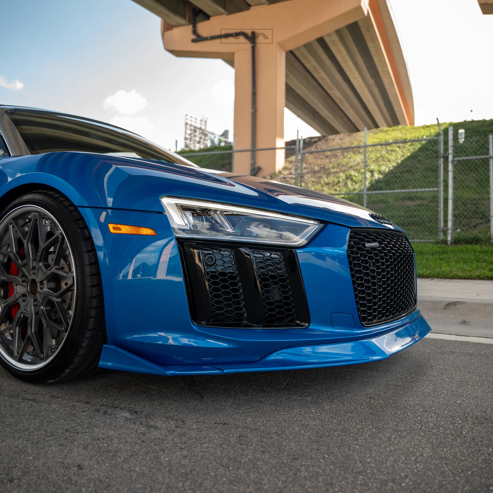 Audi R8 NIA Front Splitter Lip 2015-2019 in Carbon Fiber or ABS - Image 18