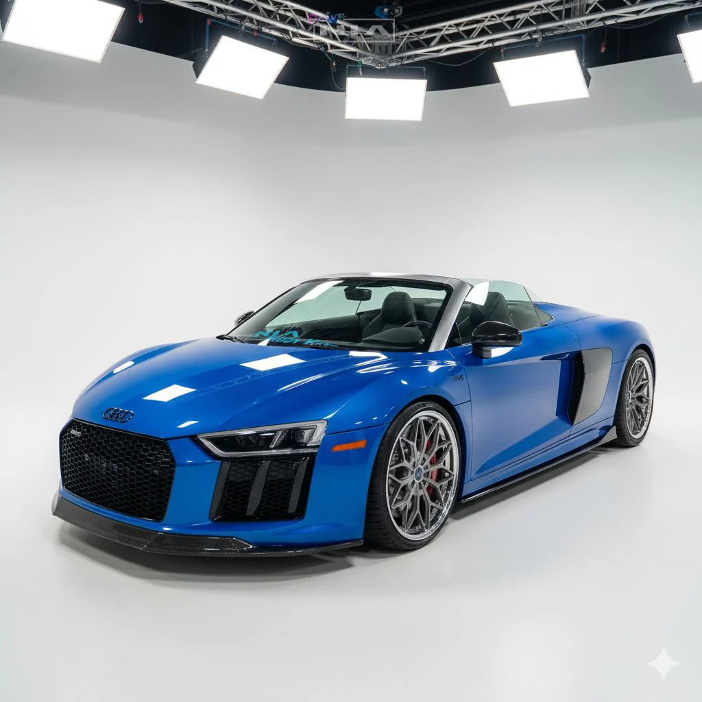 Audi R8 NIA Front Splitter Lip 2015-2019 in Carbon Fiber or ABS - Image 19