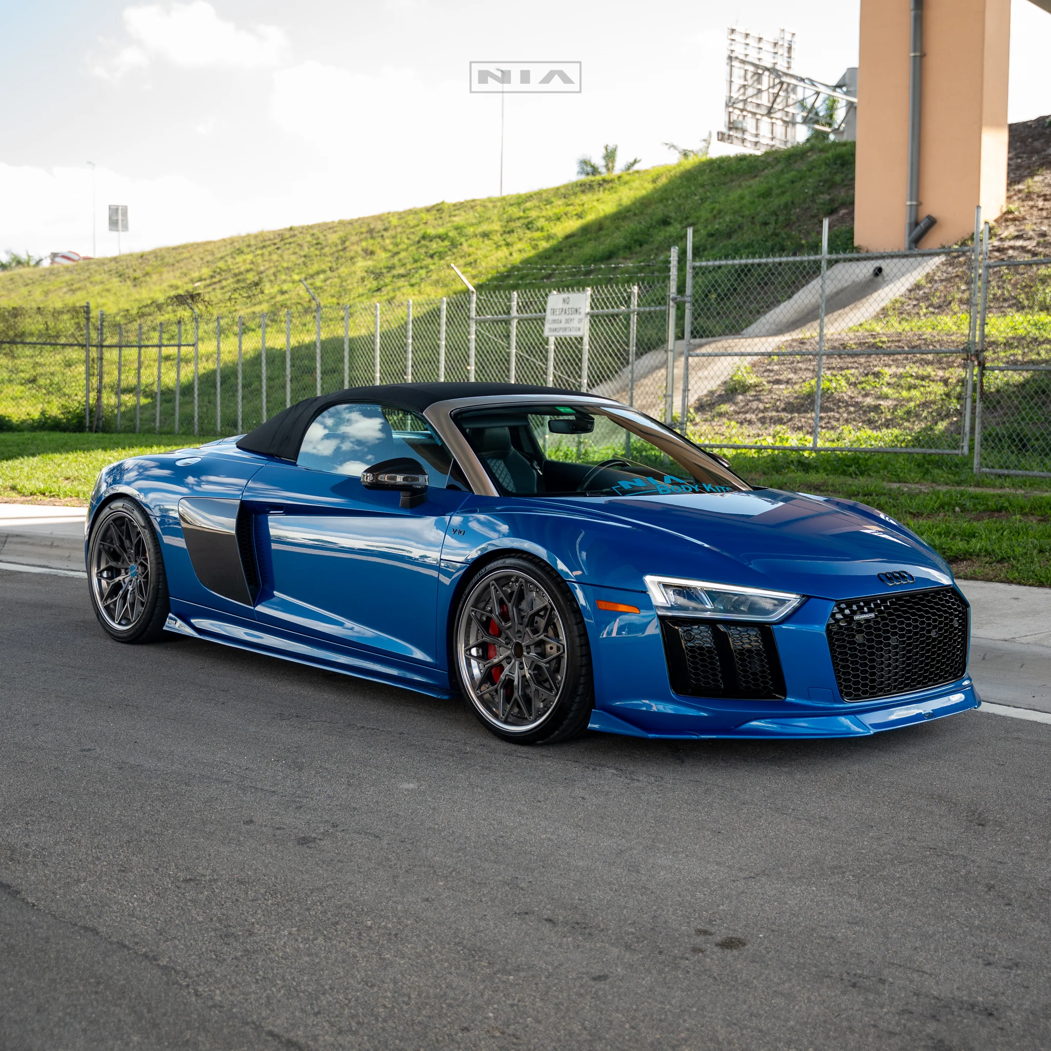 Audi R8 NIA Front Splitter Lip 2015-2019 in Carbon Fiber or ABS - Image 20
