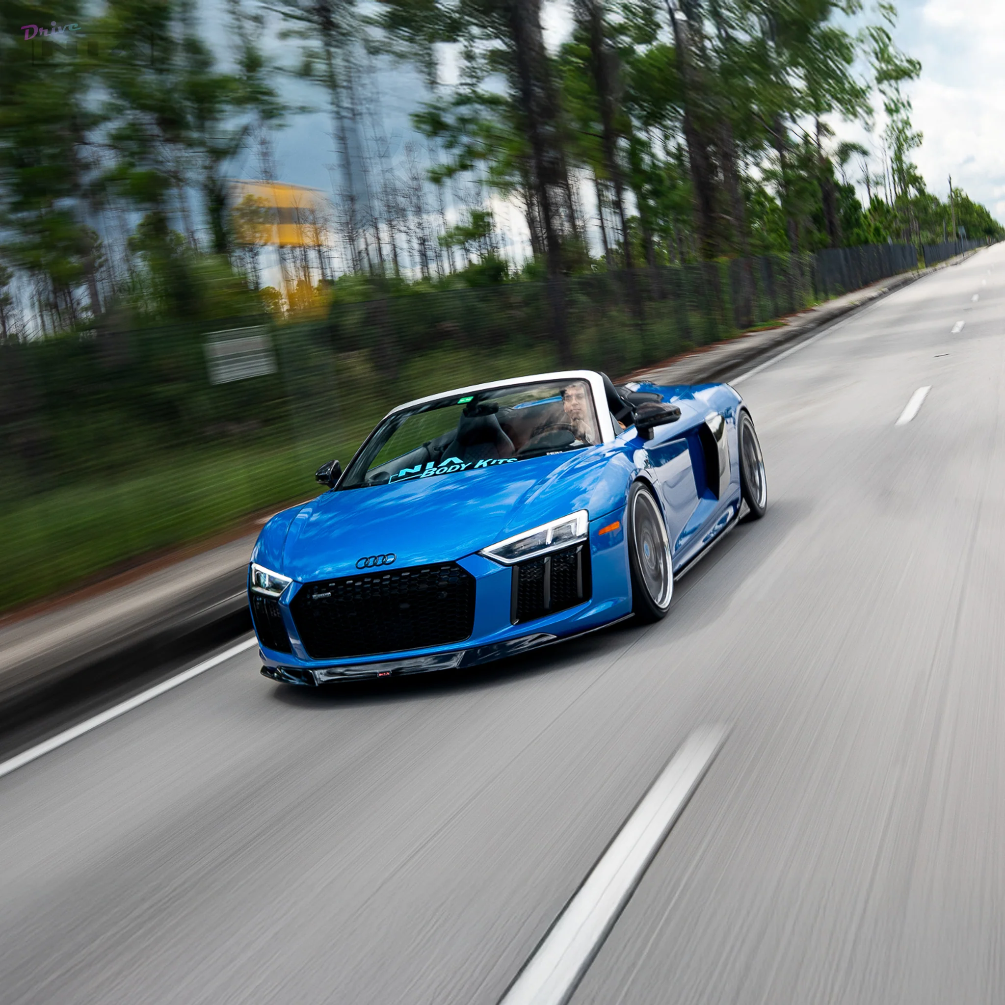 Audi R8 NIA Front Splitter Lip 2015-2019 in Carbon Fiber or ABS - Image 21