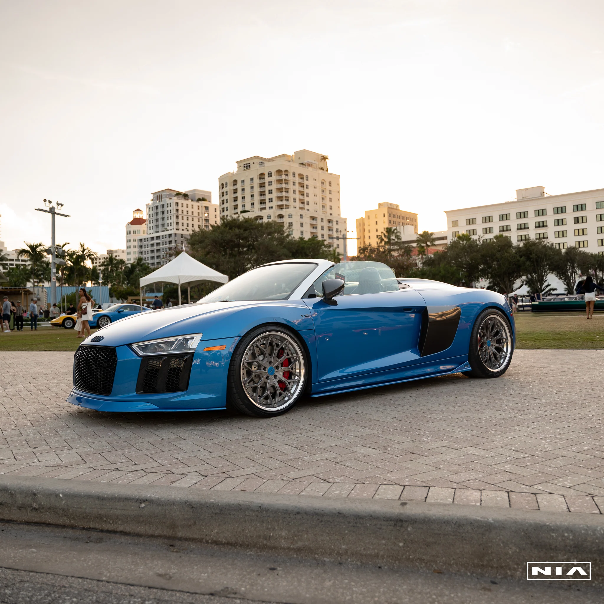 Audi R8 NIA Front Splitter Lip 2015-2019 in Carbon Fiber or ABS - Image 5