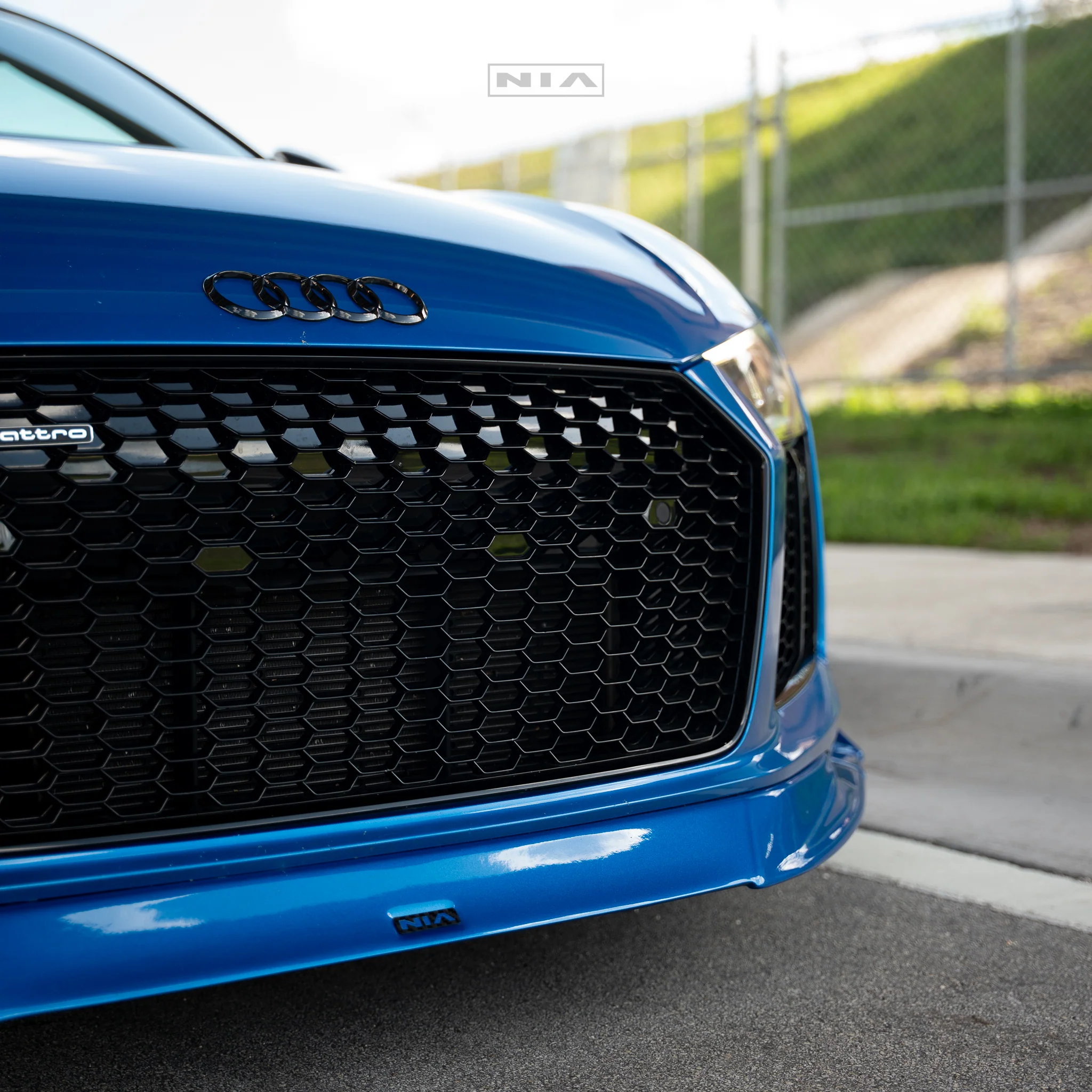 Audi R8 NIA Front Splitter Lip 2015-2019 in Carbon Fiber or ABS - Image 7