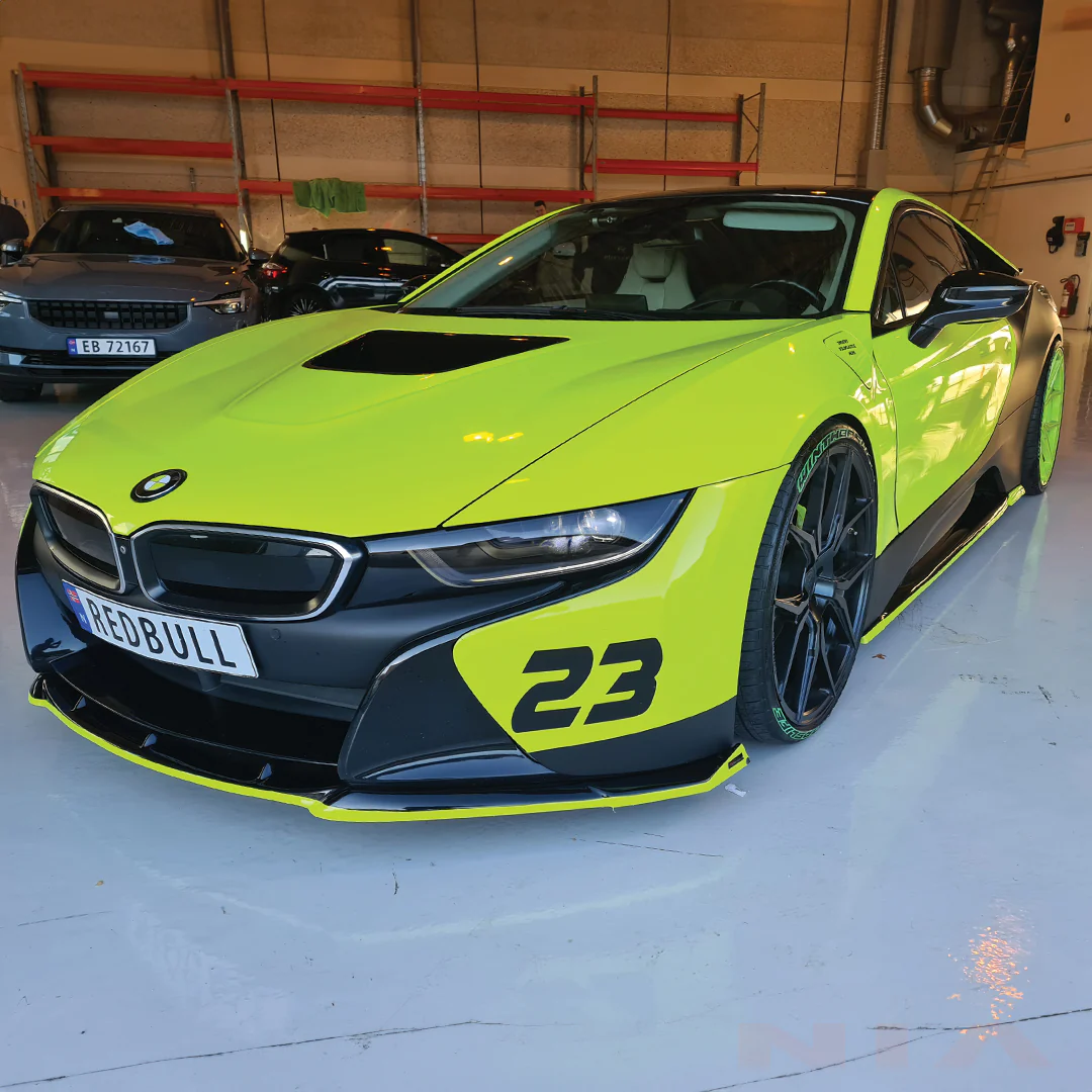 BMW i8 NIA Full Splitter Lip Body Kit (Front, Sides, Rears) 2014-2020 - Image 3