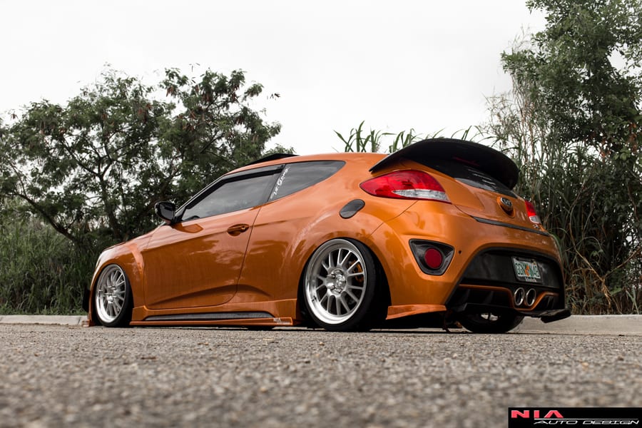 Hyundai Veloster Turbo NIA Rear bumper Lip Spats 2011-18 - Image 3