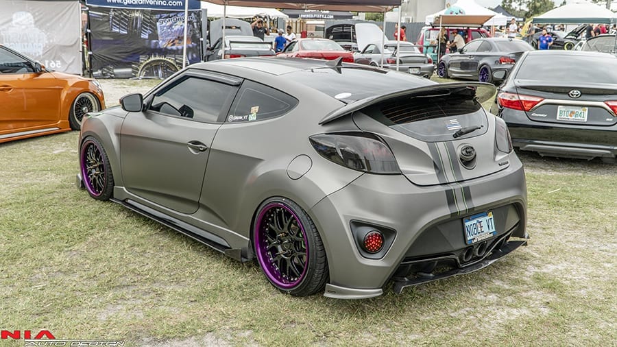 Hyundai Veloster Turbo NIA Rear bumper Lip Spats 2011-18 - Image 4