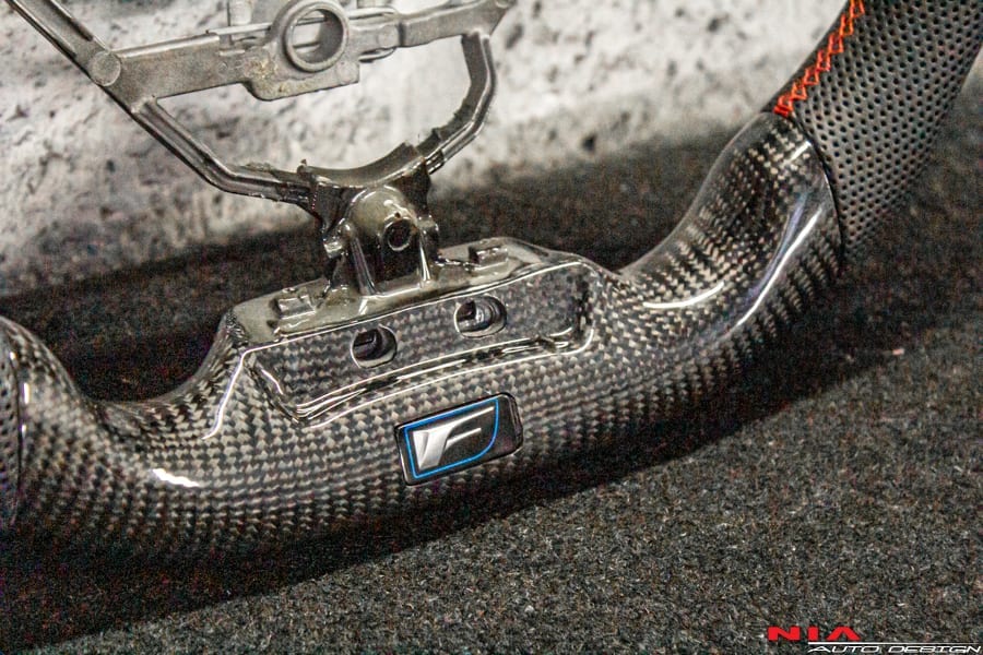 Lexus Carbon Fiber Steering Wheel for RC-F (2015-2019) - Image 4