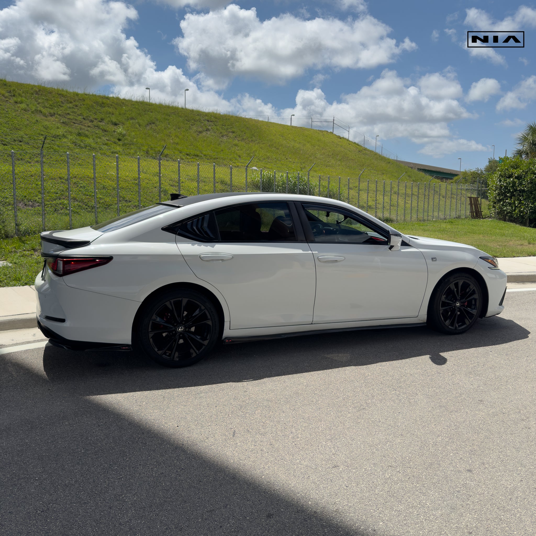 Lexus ES Base Model, F-Sport NIA Side Skirts Lip bodykit 2019-2025 in ABS - Image 10