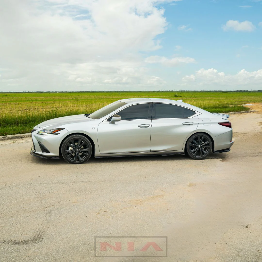 Lexus ES Base Model, F-Sport NIA Side Skirts Lip bodykit 2019-2025 in ABS - Image 12