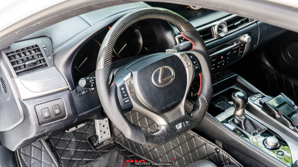 Lexus GS 2013-2015 Carbon Fiber Steering Wheel - Image 4