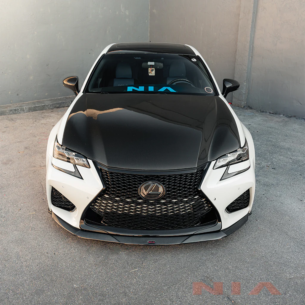 Lexus GS-F NIA Front Splitter Lip 2016-2020 in ABS or Carbon Fiber - Image 18