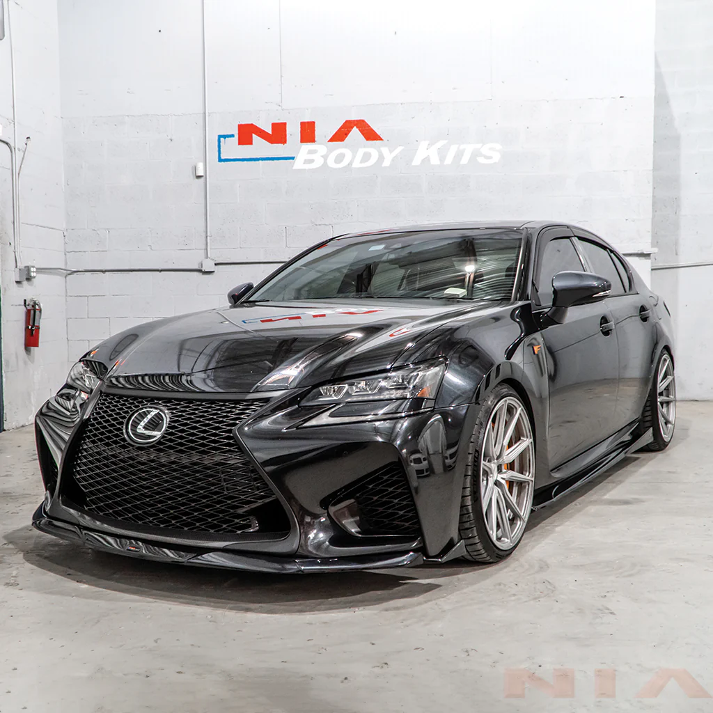 Lexus GS-F NIA Front Splitter Lip 2016-2020 in ABS or Carbon Fiber - Image 19