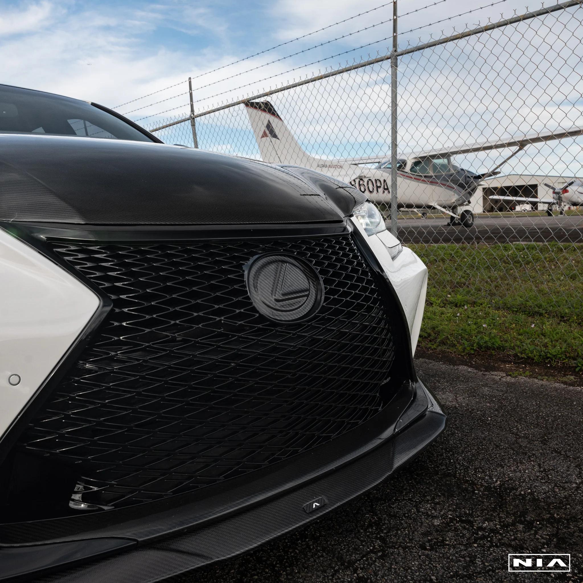 Lexus GS-F NIA Front Splitter Lip 2016-2020 in ABS or Carbon Fiber - Image 9