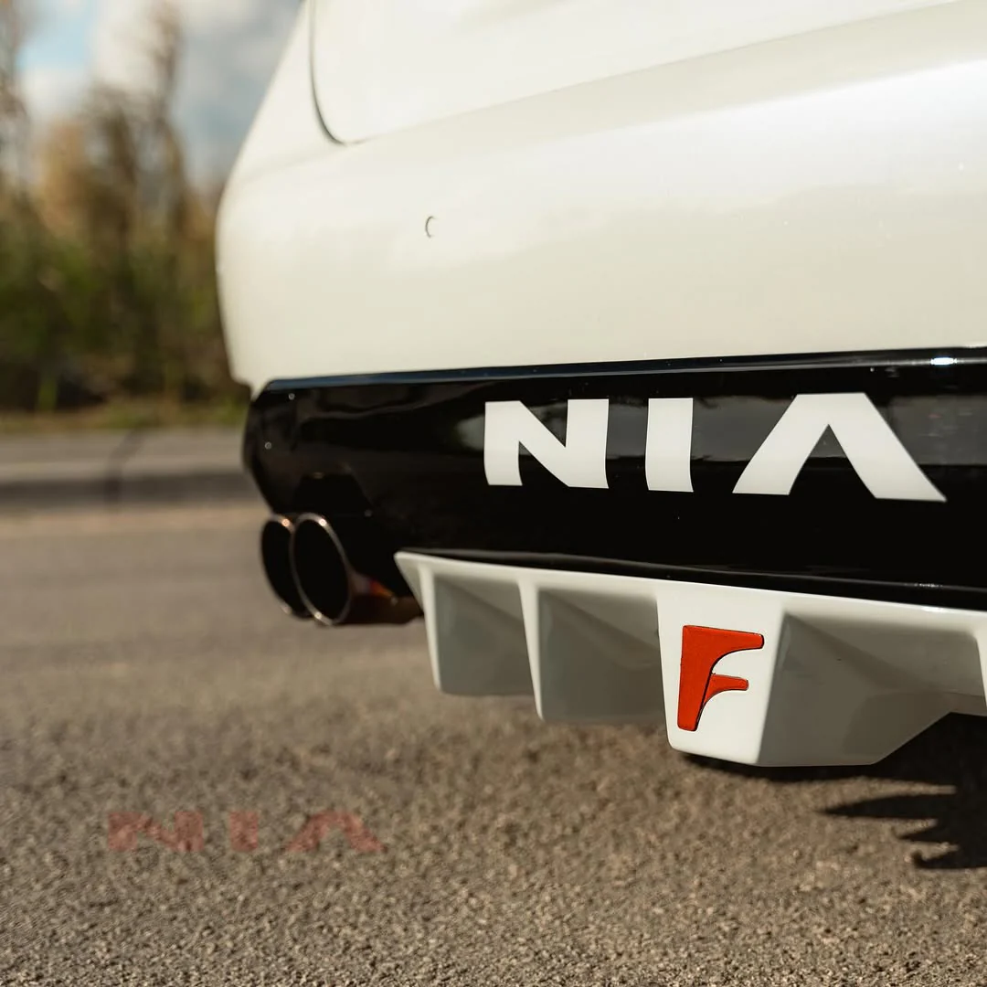 Lexus GS-F NIA Rear Diffuser Bumper Extension 2016-2020 in ABS or Carbon Fiber - Image 17