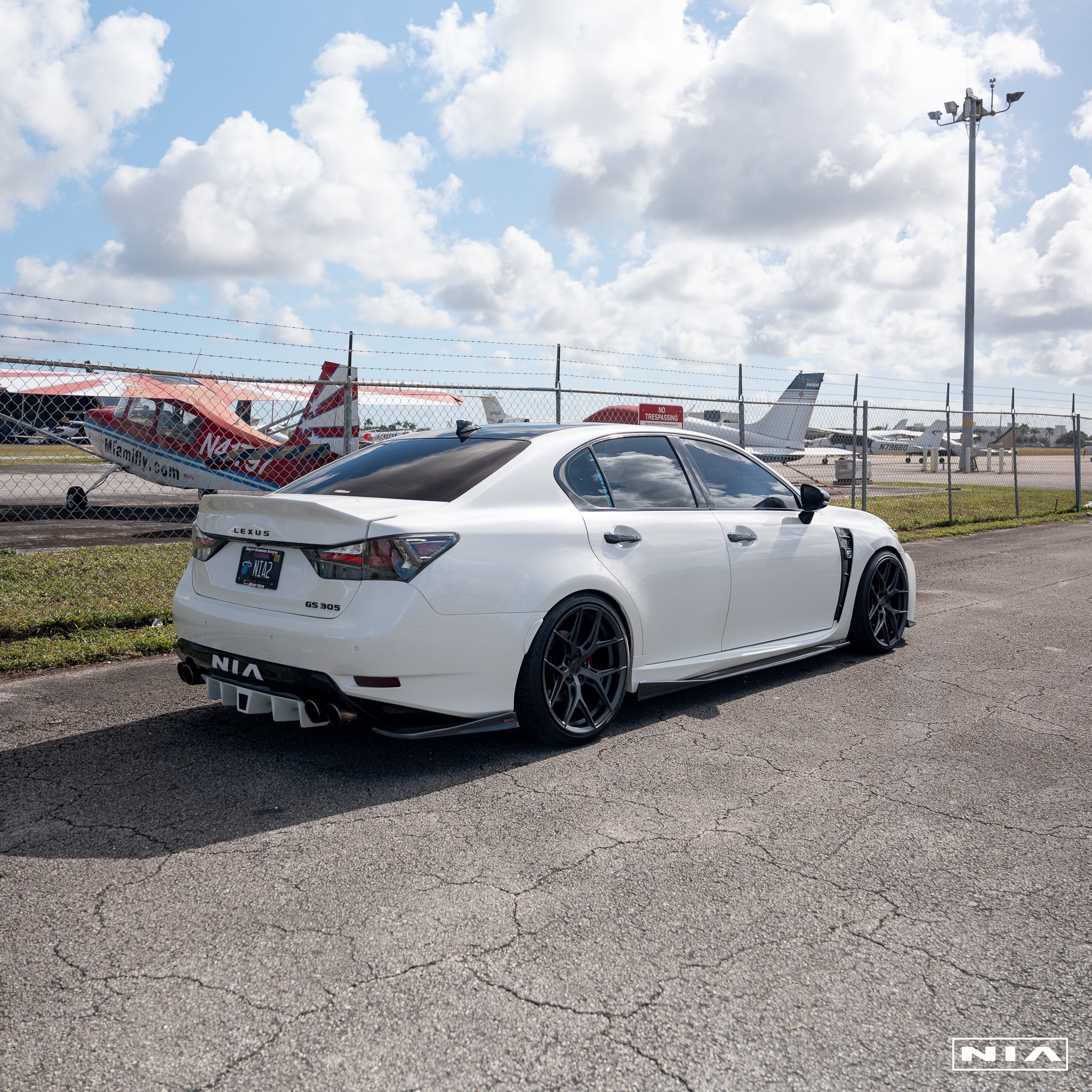 Lexus GS-F NIA Rear Diffuser Bumper Extension 2016-2020 in ABS or Carbon Fiber - Image 6