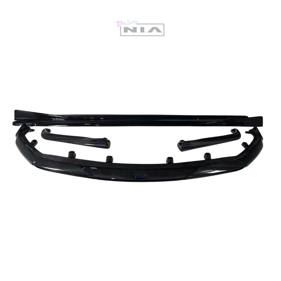 Lexus GS-F NIA Full lip Body Kit 5pcs (Front Splitter, Side Skirt Rockers, Rear apron spats) 2016-2020in ABS or Carbon Fiber - Image 6