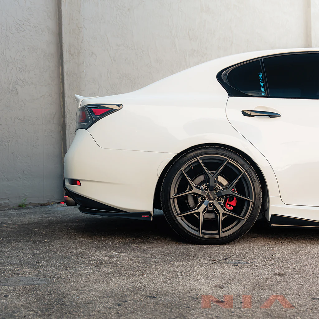 Lexus GS-F 2016-2020 NIA Rear Spats in ABS or Carbon Fiber - Image 17