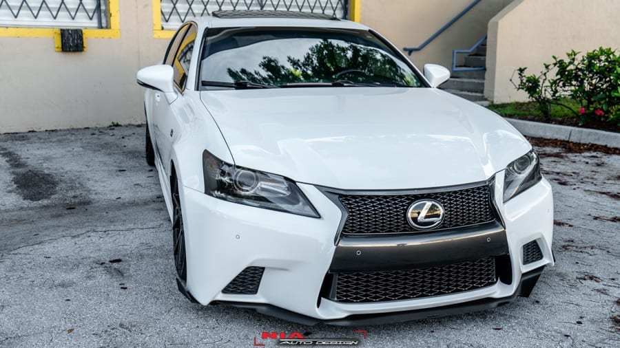 Lexus GS F-Sport NIA Sleek Front Splitter Lip 2013-2015 in ABS - Image 6
