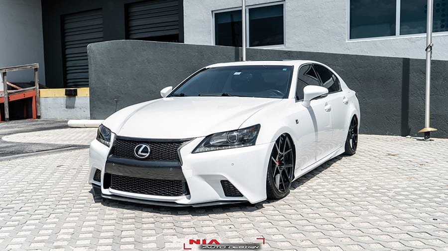 Lexus GS F-Sport NIA Sleek Front Splitter Lip 2013-2015 in ABS - Image 7