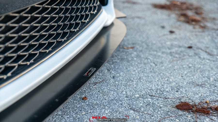 Lexus GS F-Sport NIA Sleek Splitter Fullkit 5pc 2012-2015 in ABS Gloss Black - Image 3