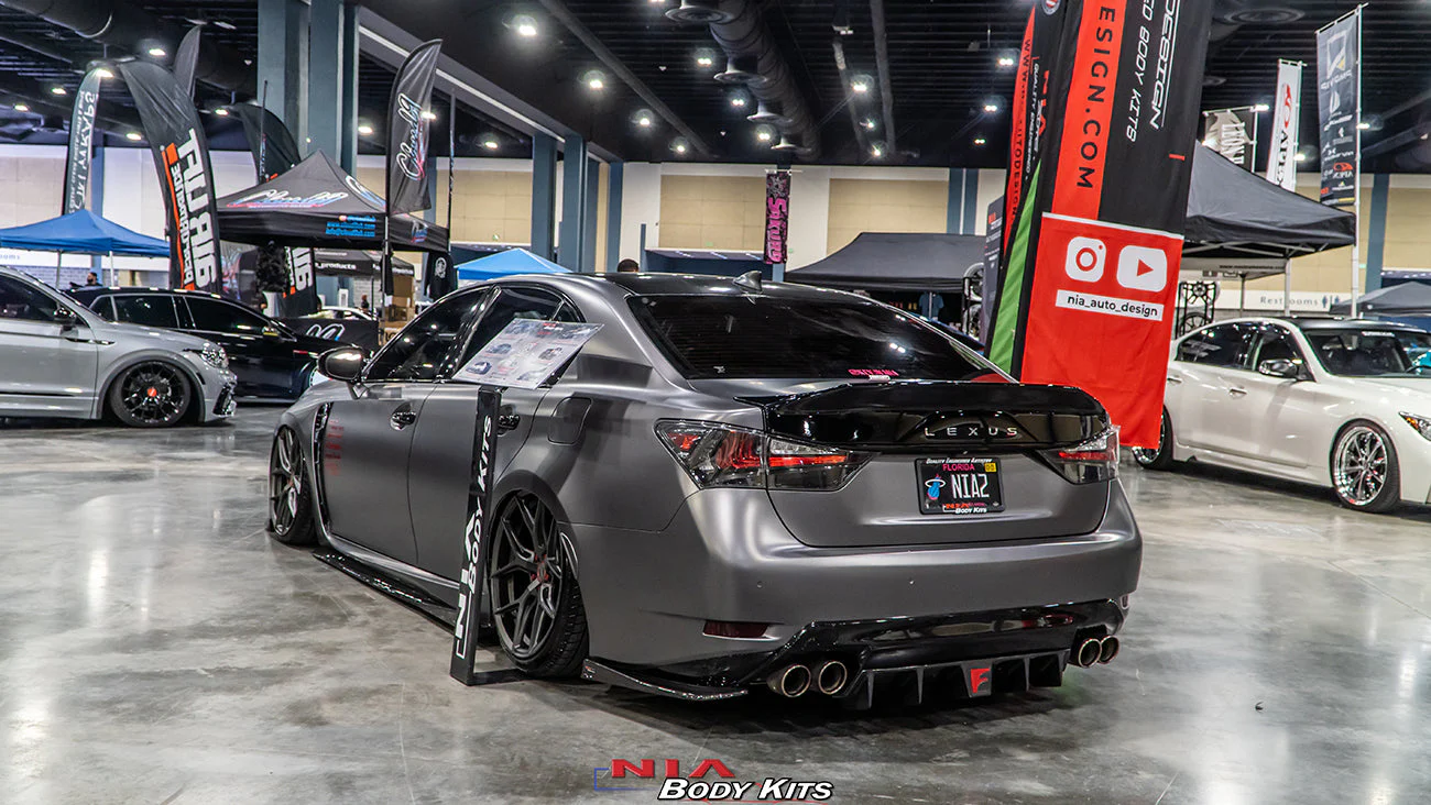 Lexus GS Base Model, F-Sport, GS-F NIA ducktail Spoiler V2 2012-2020 in ABS - Image 11