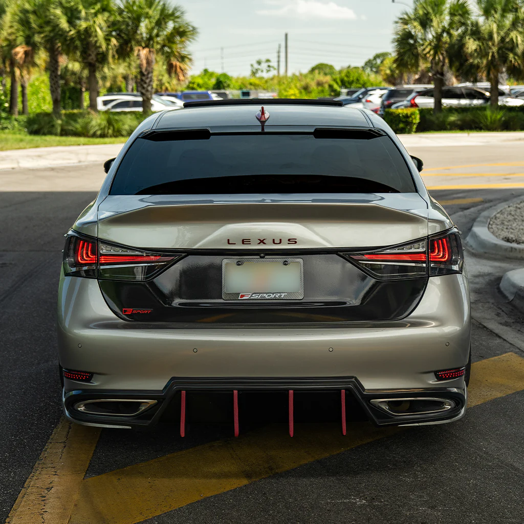 Lexus GS Base Model, F-Sport, GS-F NIA ducktail Spoiler V2 2012-2020 in ABS - Image 12