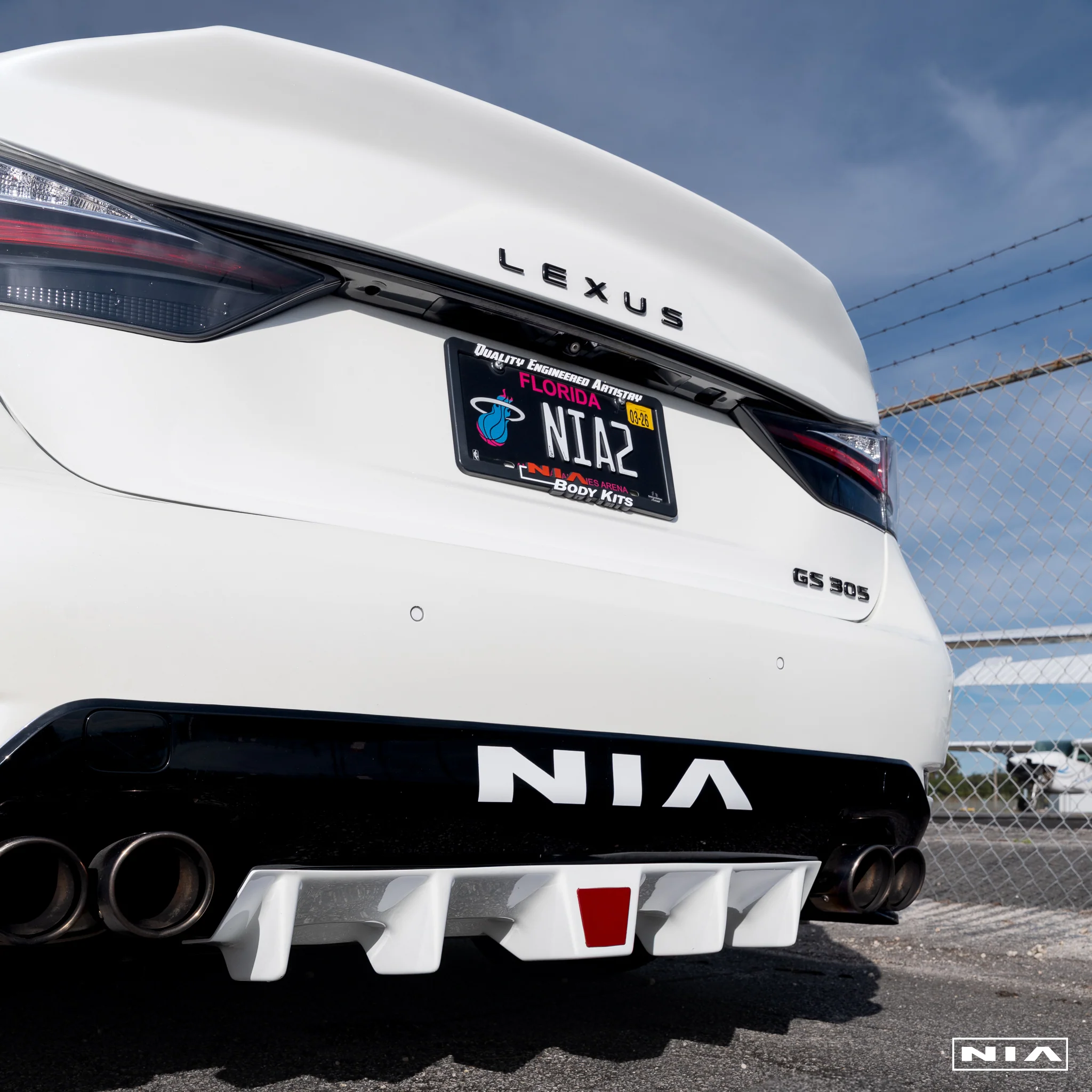 Lexus GS Base Model, F-Sport, GS-F NIA ducktail Spoiler V2 2012-2020 in ABS - Image 4