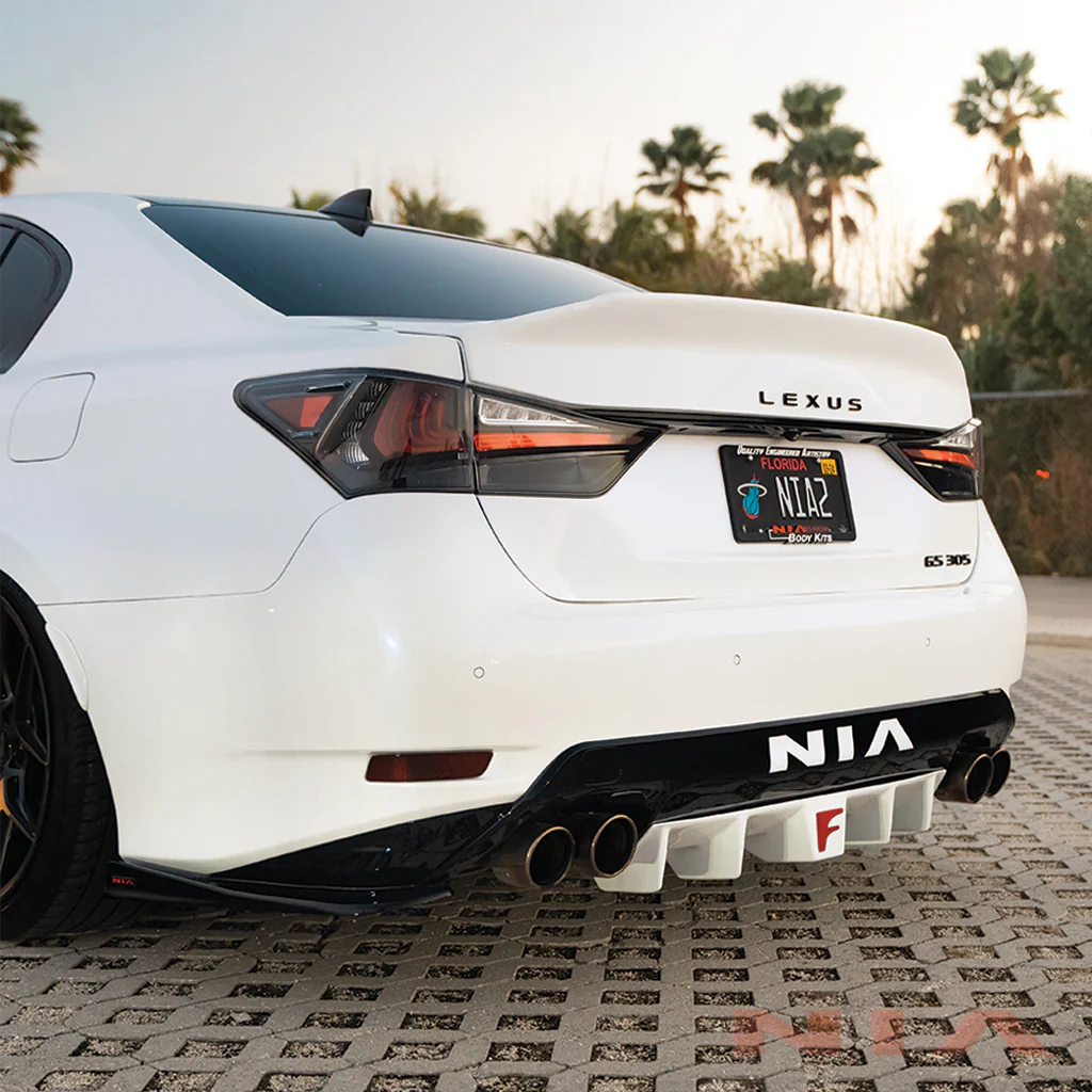 Lexus GS Base Model, F-Sport, GS-F NIA ducktail Spoiler V2 2012-2020 in ABS - Image 7