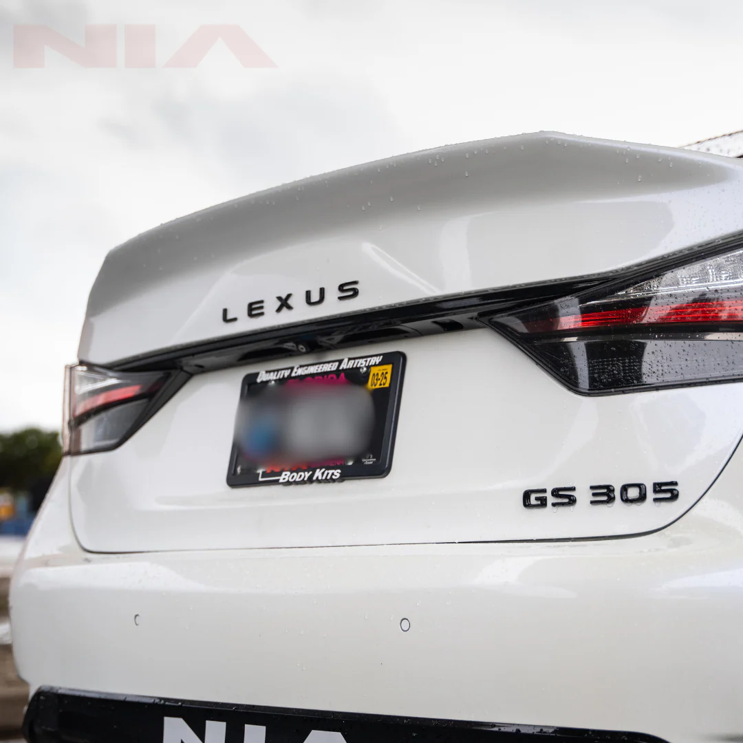 Lexus GS Base Model, F-Sport, GS-F NIA ducktail Spoiler V2 2012-2020 in ABS - Image 9