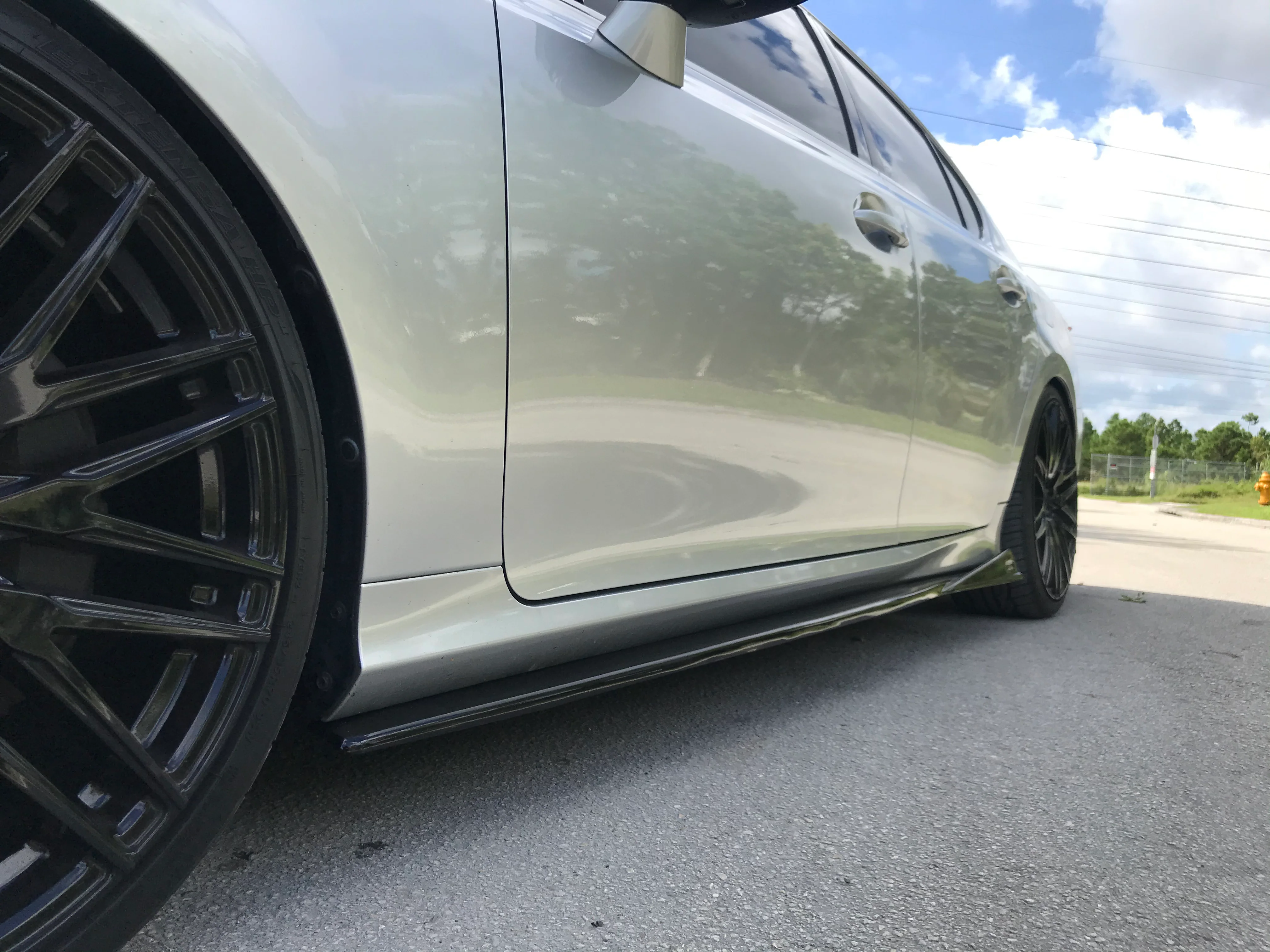 Lexus GS Base Model, F-Sport NIA Side Skirts Lip bodykit 2012-2020 in ABS - Image 11