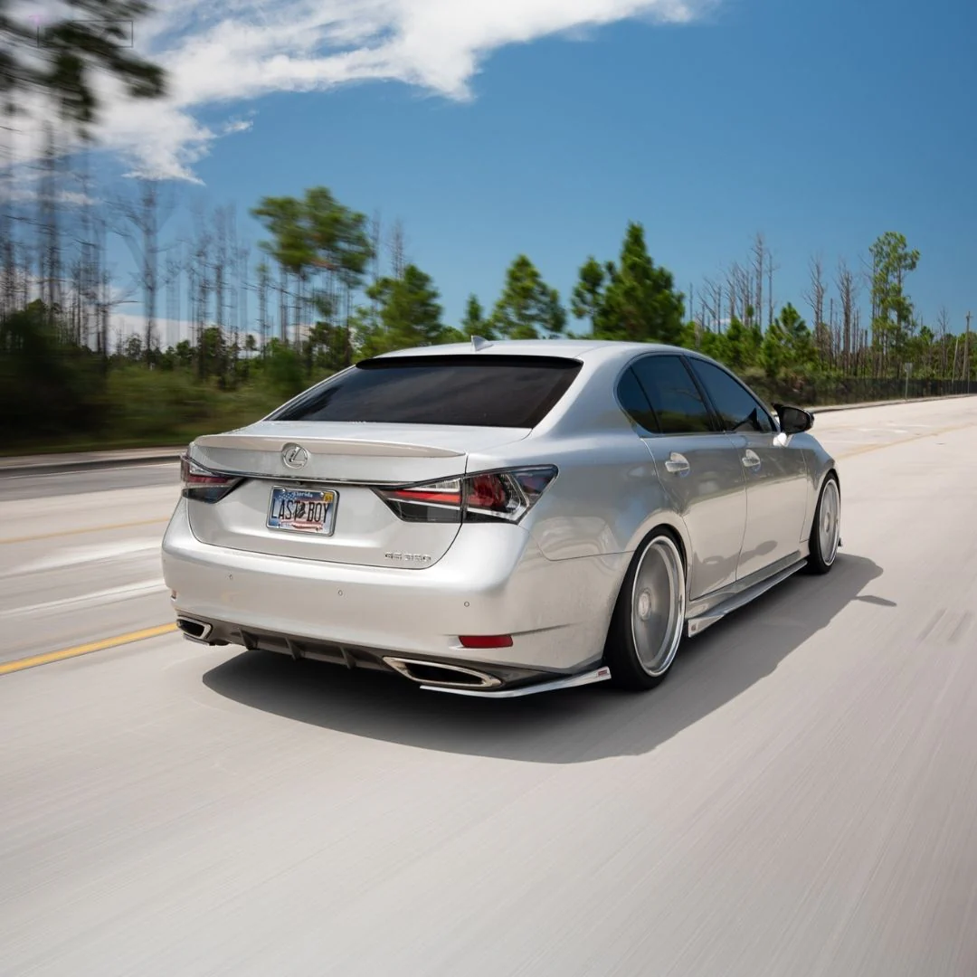 Lexus GS Base Model, F-Sport NIA rear lip spats bodykit 2012-2020 in ABS - Image 4
