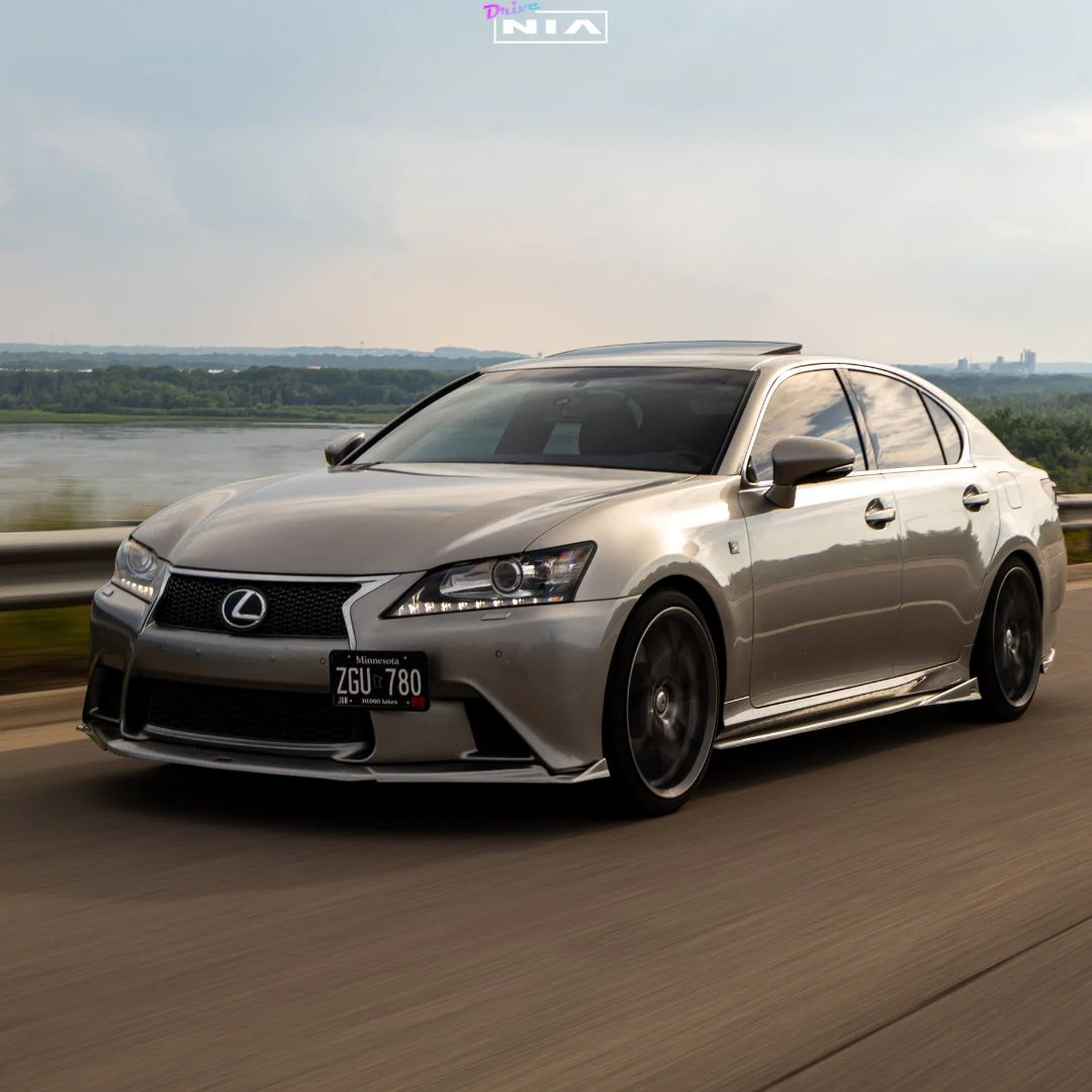 Lexus GS Base Model, F-Sport NIA Side Skirts Lip bodykit 2012-2020 in ABS - Image 7