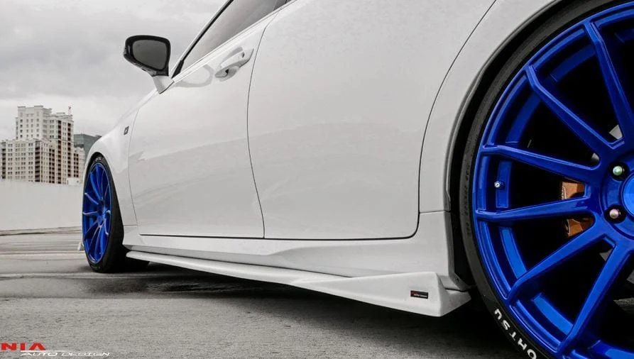 Lexus GS Base Model, F-Sport NIA Side Skirts Lip bodykit 2012-2020 in ABS - Image 9