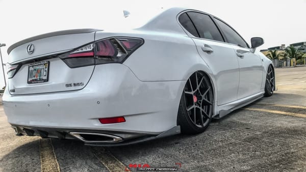 Lexus GS F-Sport NIA Sleek Rear Spats 2013-2020 in ABS - Image 3