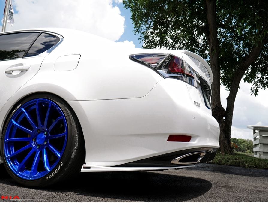Lexus GS Base Model, F-Sport NIA rear lip spats bodykit 2012-2020 in ABS - Image 12