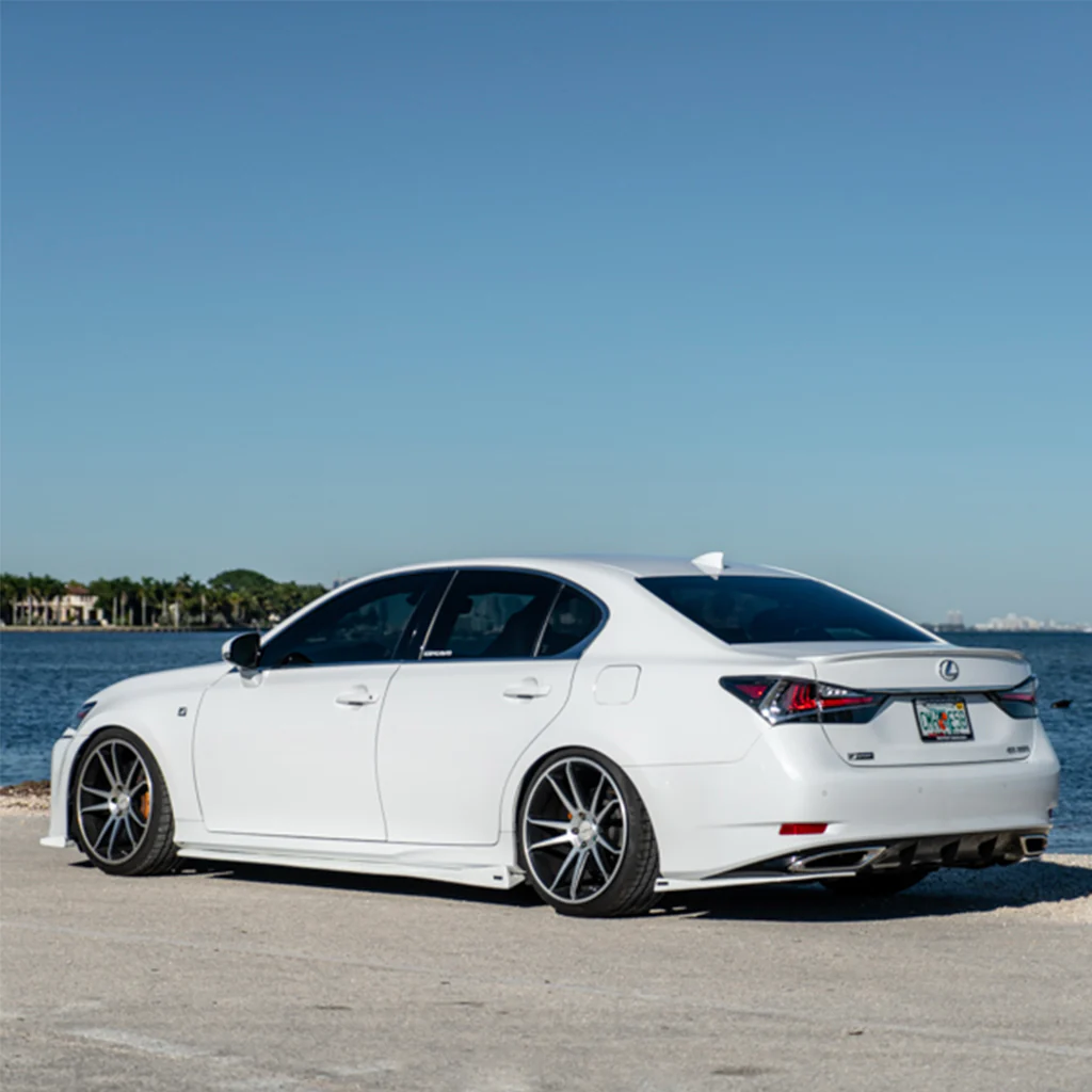 Lexus GS Base Model, F-Sport NIA rear lip spats bodykit 2012-2020 in ABS - Image 15