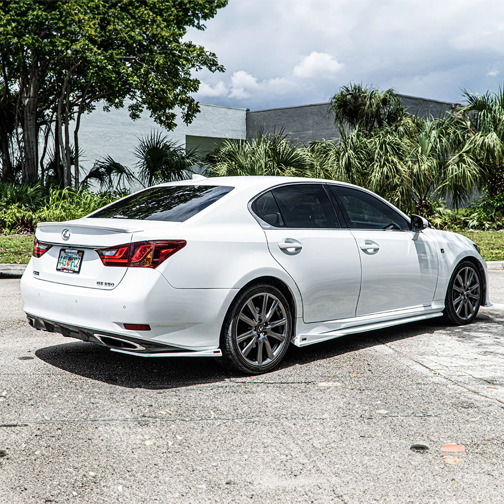 Lexus GS Base Model, F-Sport NIA rear lip spats bodykit 2012-2020 in ABS - Image 6