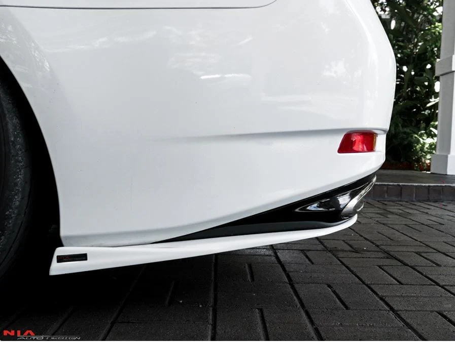 Lexus GS Base Model, F-Sport NIA rear lip spats bodykit 2012-2020 in ABS - Image 7