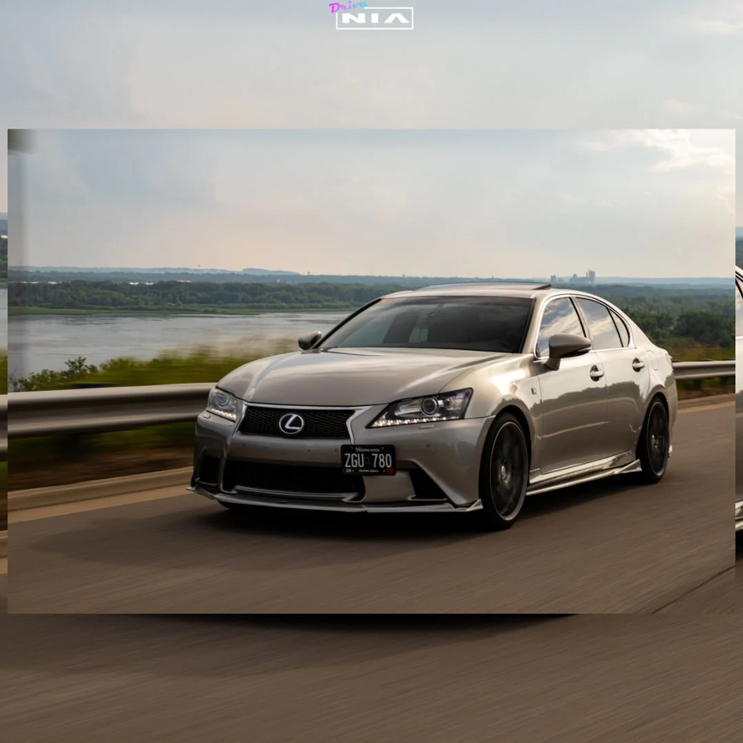 Lexus GS F-Sport NIA Front Splitter Lip bodykit 2012-2015 in ABS - Image 3
