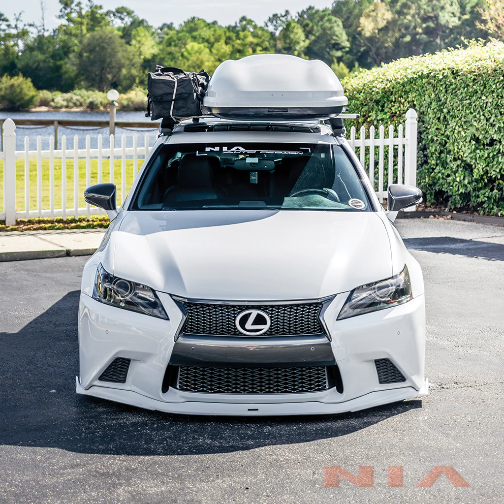 Lexus GS F-Sport NIA Front Splitter Lip bodykit 2012-2015 in ABS - Image 7