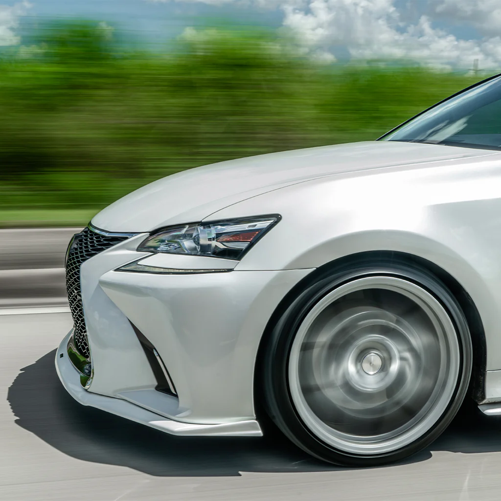 Lexus GS Base model, F-sport NIA Front Splitter Lip body kit 2016-2020 in ABS or Carbon Fiber - Image 12