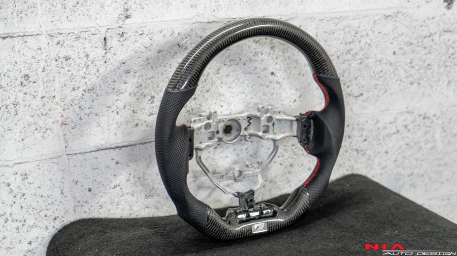Lexus IS 2014-2016 Carbon Fiber Steering Wheel - Image 5